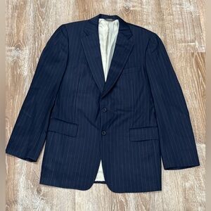 Paul Stuart Super 110s Paul Suit striped blue